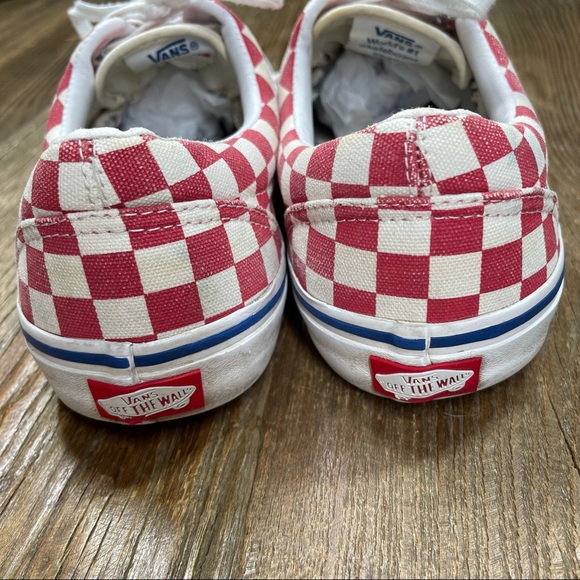 Vans Red Checkerboard Ultra Cush Size 9 - Picture 4 of 11